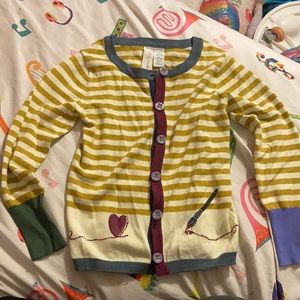 Matilda Jane Gold Cardigan Sz 4